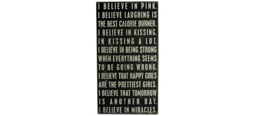 I Believe In Pink! 