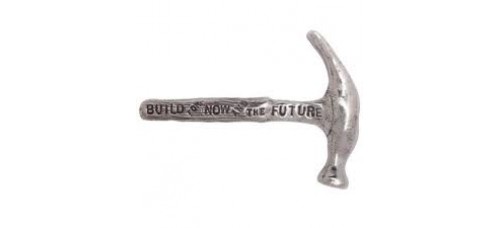Build for Now and the Future Hammer paperweight by Tamara Hensick 