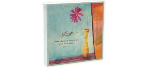 Faith and Hope Canvas Plaques