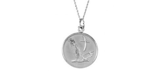 Overcoming Difficulties Silver Pendant 