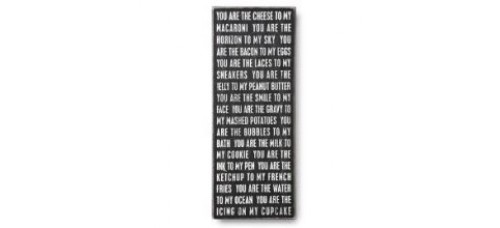 You Are The Cheese To My Macaroni Plaque 